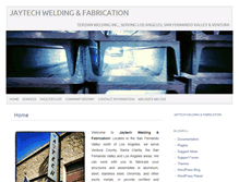 Tablet Screenshot of jaytechwelding.com